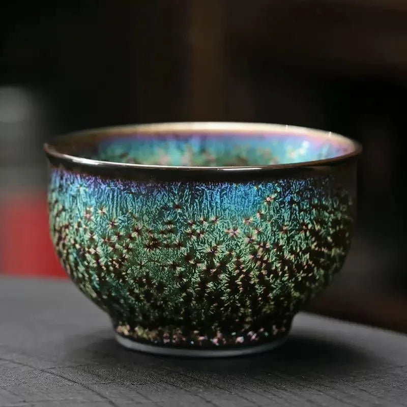 Peacock Iris Cup
