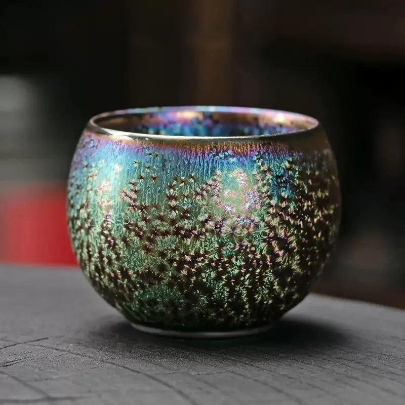 Peacock Iris Cup