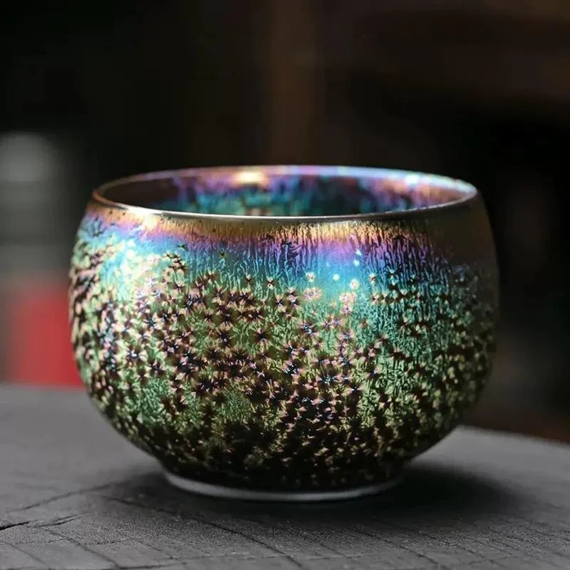 Peacock Iris Cup