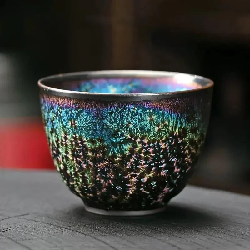 Peacock Iris Cup