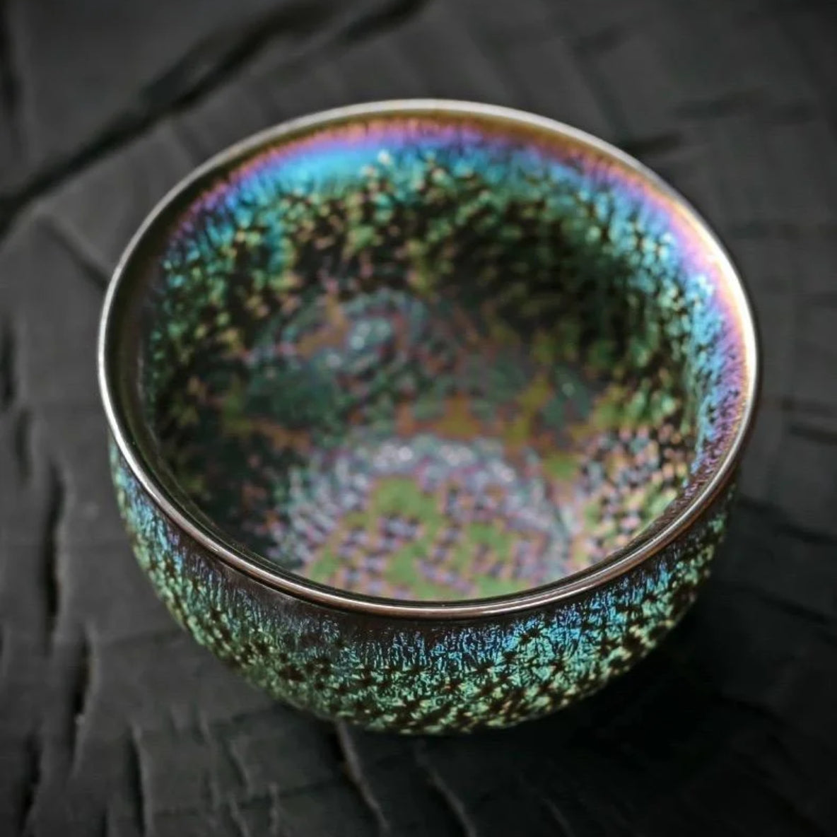 Peacock Iris Cup