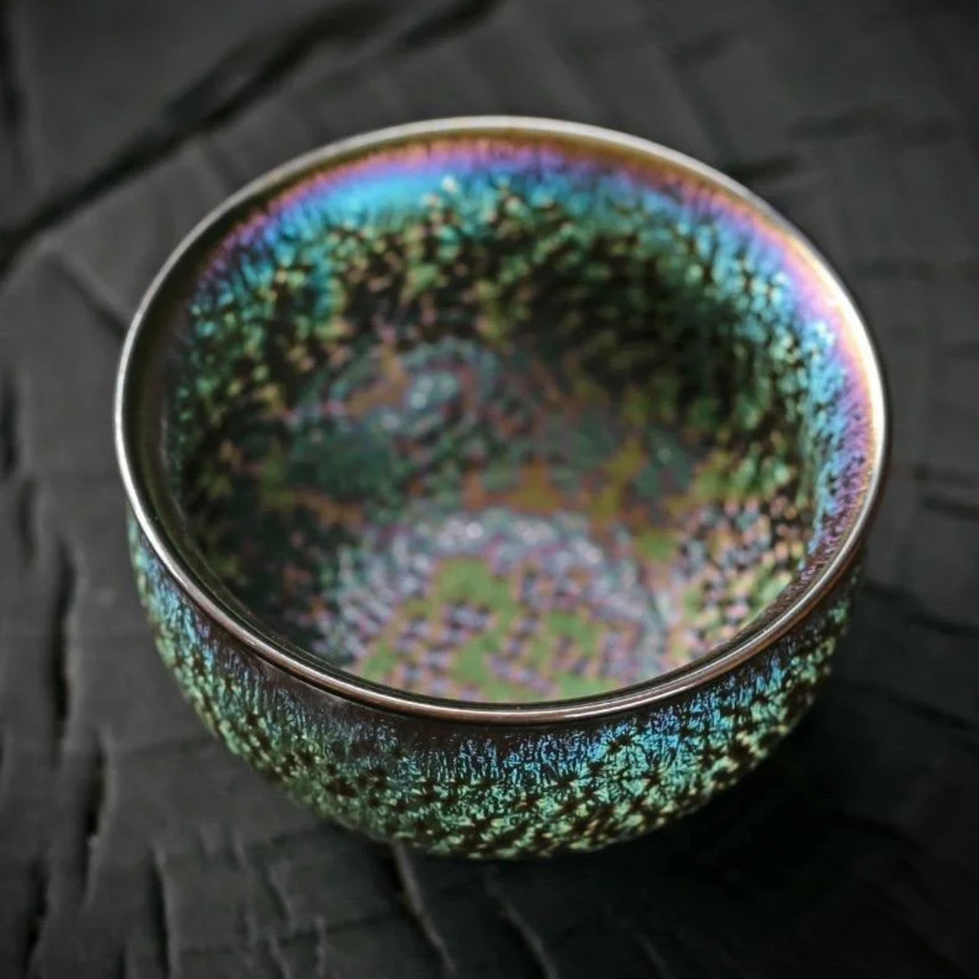 Peacock Iris Cup