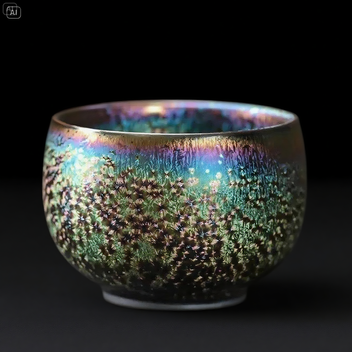 Peacock Iris Cup